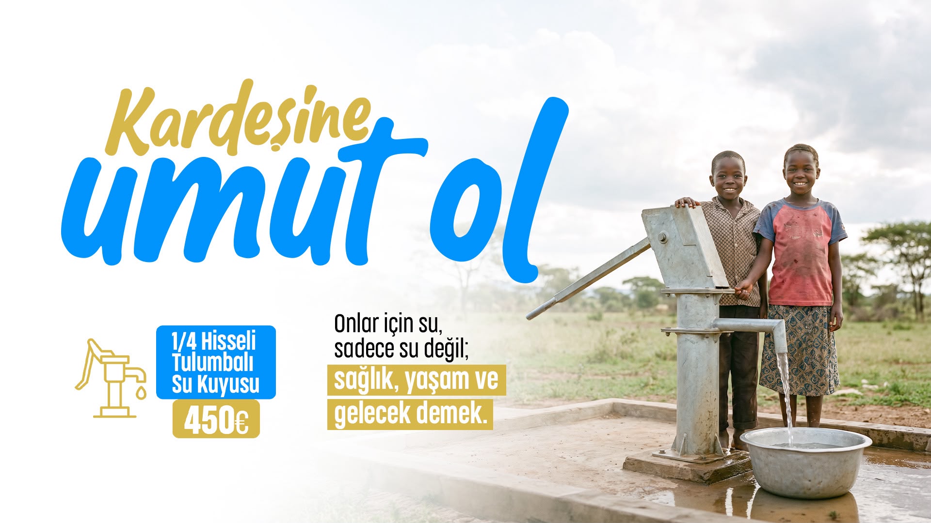 1/4 Hisseli Tulumbalı Su Kuyusu